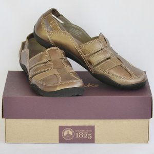 Clarks Women's Haley Stork Pewter Flats Shoes